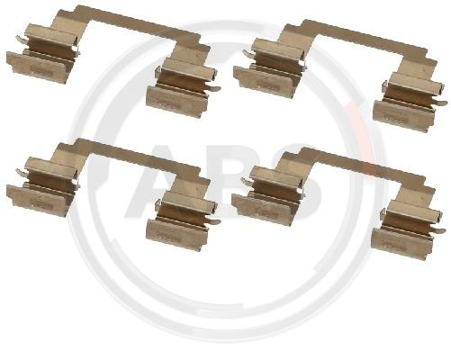 Set accesorii, placute frana punte fata (1627Q ABS) TOYOTA