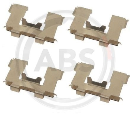 Set accesorii, placute frana punte fata (1630Q ABS) HYUNDAI,KIA,SUZUKI