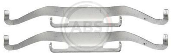 Set accesorii, placute frana punte fata (1681Q ABS) VW