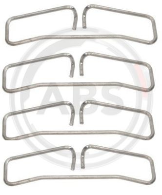 Set accesorii, placute frana punte fata (1691Q ABS) KIA