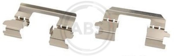 Set accesorii, placute frana punte fata (1736Q ABS) NISSAN,RENAULT