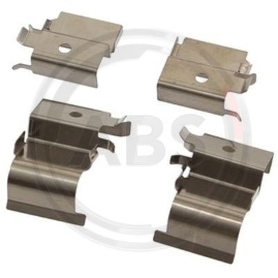 Set accesorii, placute frana punte fata (1799Q ABS) MITSUBISHI