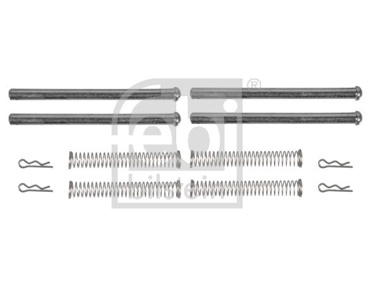 Set accesorii, placute frana punte fata (181899 FEBI BILSTEIN) LAND ROVER