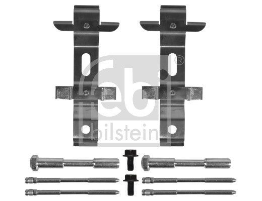 Set accesorii, placute frana punte fata (182151 FEBI BILSTEIN) LAND ROVER