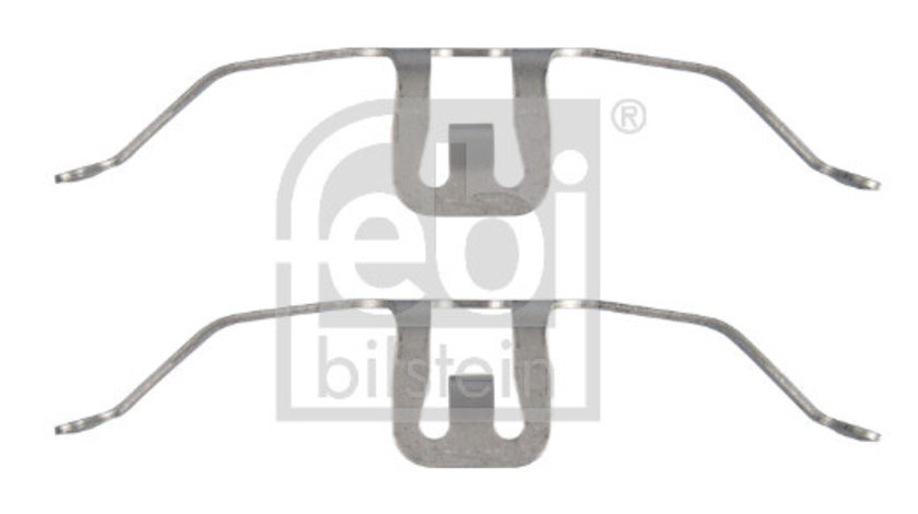 Set accesorii, placute frana punte fata (182244 FEBI BILSTEIN) AUDI,FORD,MERCEDES-BENZ