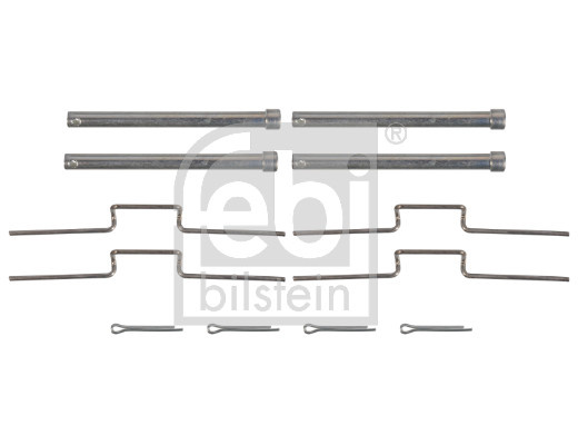 Set accesorii, placute frana punte fata (182358 FEBI BILSTEIN) LAND ROVER
