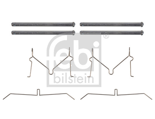 Set accesorii, placute frana punte fata (182375 FEBI BILSTEIN) TOYOTA,VW