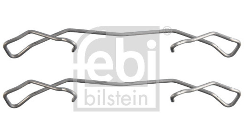 Set accesorii, placute frana punte fata (182714 FEBI BILSTEIN) ALFA ROMEO,CHRYSLER,Citroen,DACIA,FORD,HONDA,LANCIA,MAZDA,MERCEDES-BENZ,MG,MINI,NISSAN,OPEL,PEUGEOT,RENAULT,ROVER,SAAB,VAUXHALL,VOLVO