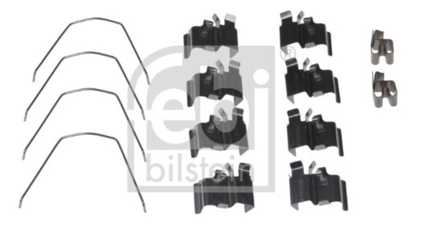 Set accesorii, placute frana punte fata (182729 FEBI BILSTEIN) MAZDA,SUZUKI