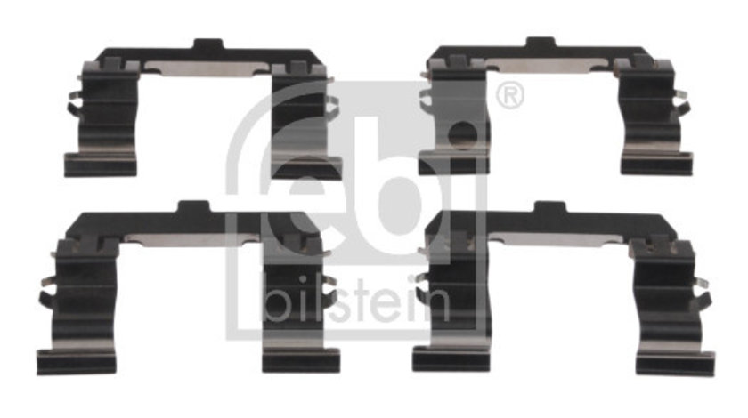 Set accesorii, placute frana punte fata (182730 FEBI BILSTEIN) FORD,MAZDA,NISSAN