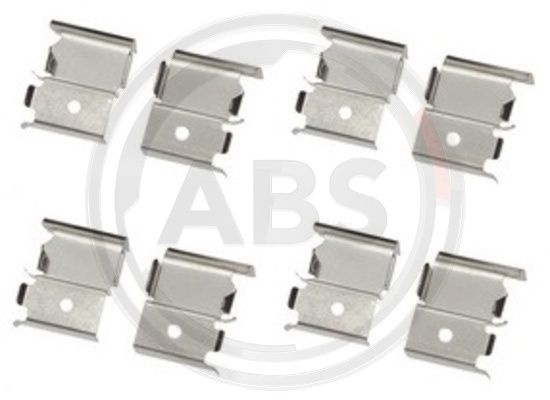 Set accesorii, placute frana punte fata (1855Q ABS) MITSUBISHI