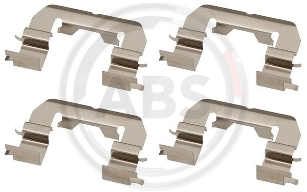 Set accesorii, placute frana punte fata (1865Q ABS) KIA