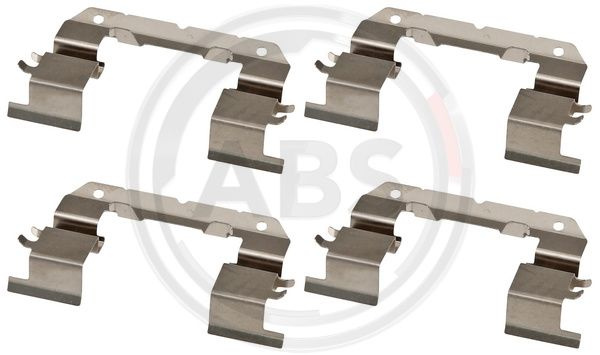 Set accesorii, placute frana punte fata (1866Q ABS) KIA