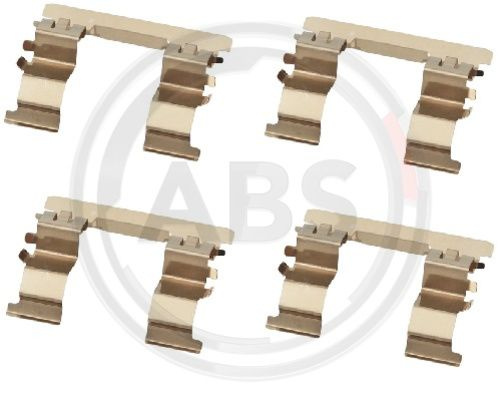 Set accesorii, placute frana punte fata (1869Q ABS) MITSUBISHI