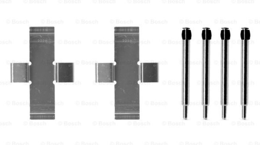 Set accesorii, placute frana punte fata (1987474007 BOSCH) VW