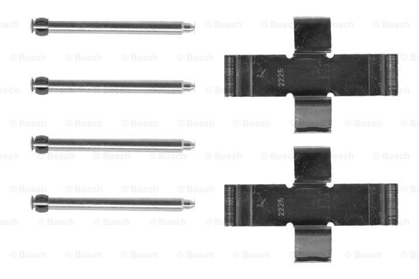 Set accesorii, placute frana punte fata (1987474030 BOSCH) BMW,OPEL
