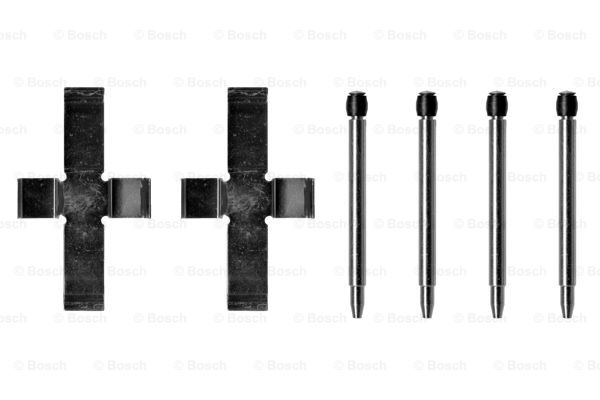 Set accesorii, placute frana punte fata (1987474075 BOSCH) PEUGEOT,RENAULT