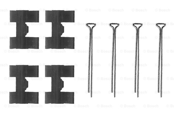 Set accesorii, placute frana punte fata (1987474193 BOSCH) MG