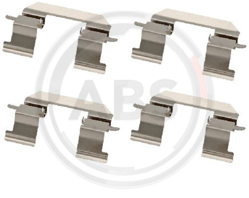 Set accesorii, placute frana punte fata (2000Q ABS) OPEL,VAUXHALL
