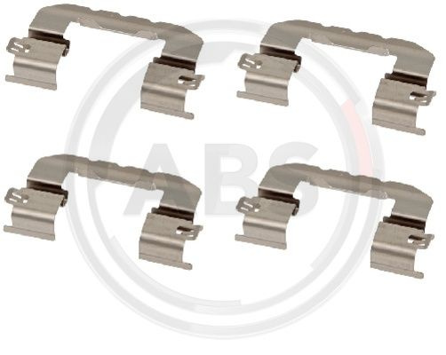 Set accesorii, placute frana punte fata (2007Q ABS) HYUNDAI,KIA