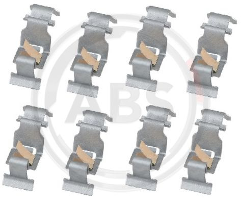 Set accesorii, placute frana punte fata (2013Q ABS) AUDI