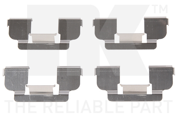 Set accesorii, placute frana punte fata (7939698 NK) DACIA,RENAULT