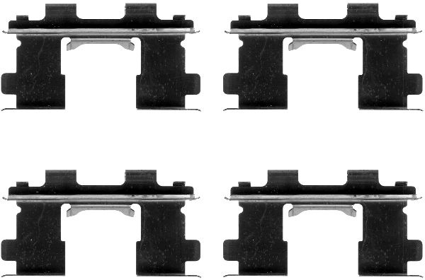 Set accesorii, placute frana punte fata (82052600 TEXTAR) NISSAN,SUZUKI