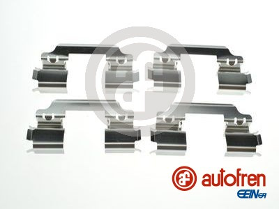 Set accesorii, placute frana punte fata (D42904A AUT) FIAT,HONDA,SUZUKI