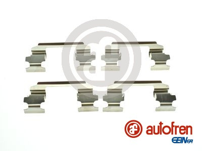 Set accesorii, placute frana punte fata (D42958A AUT) NISSAN