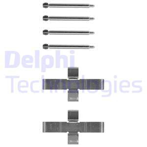 Set accesorii, placute frana punte fata (LX0047 DLP) MERCEDES-BENZ