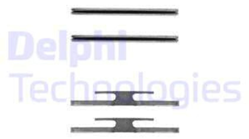 Set accesorii, placute frana punte fata (LX0055 DLP) DAEWOO,OPEL,VAUXHALL