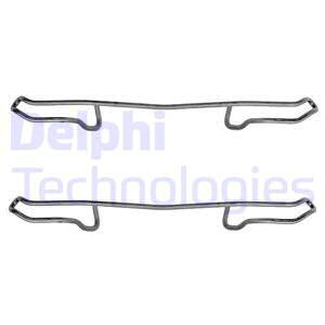 Set accesorii, placute frana punte fata (LX0108 DLP) DAEWOO,OPEL,VAUXHALL