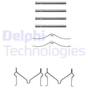Set accesorii, placute frana punte fata (LX0143 DLP) MAZDA