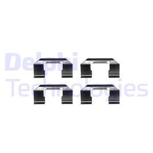 Set accesorii, placute frana punte fata (LX0232 DLP) NISSAN