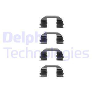 Set accesorii, placute frana punte fata (LX0255 DLP) HONDA,ROVER