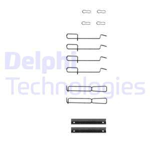 Set accesorii, placute frana punte fata (LX0262 DLP) RENAULT