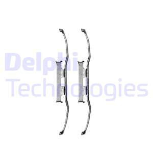 Set accesorii, placute frana punte fata (LX0309 DLP) MERCEDES-BENZ,VW