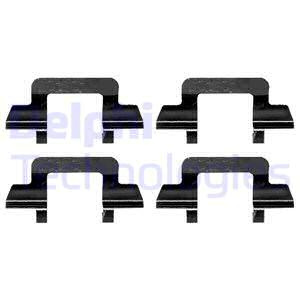 Set accesorii, placute frana punte fata (LX0365 DLP) Citroen