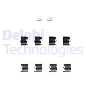 Set accesorii, placute frana punte fata (LX0366 DLP) MAZDA,SUZUKI