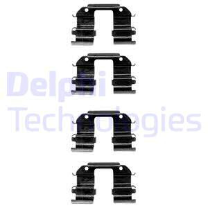 Set accesorii, placute frana punte fata (LX0372 DLP) CHERY,CHEVROLET,DAEWOO