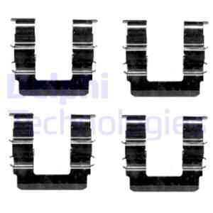 Set accesorii, placute frana punte fata (LX0463 DLP) KIA