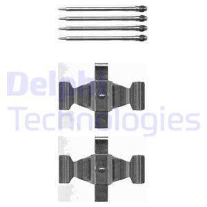 Set accesorii, placute frana punte fata (LX0464 DLP) MERCEDES-BENZ