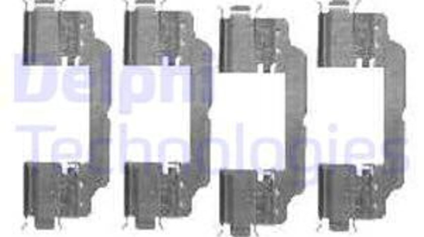 Set accesorii, placute frana punte fata (LX0475 DLP) AUDI,Citroen,FIAT,MERCEDES-BENZ,PEUGEOT,PORSCHE,TOYOTA,VW