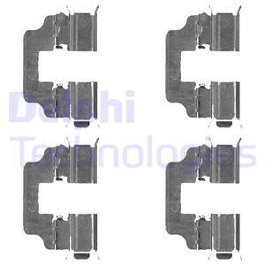 Set accesorii, placute frana punte fata (LX0493 DLP) HONDA