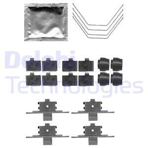 Set accesorii, placute frana punte fata (LX0521 DLP) FORD,MAZDA