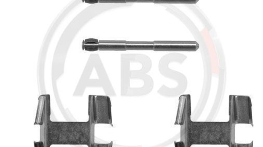 Set accesorii, placute frana puntea spate (0906Q ABS) ALFA ROMEO,VW