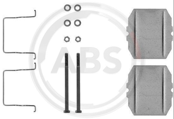 Set accesorii, placute frana puntea spate (1053Q ABS) Citroen