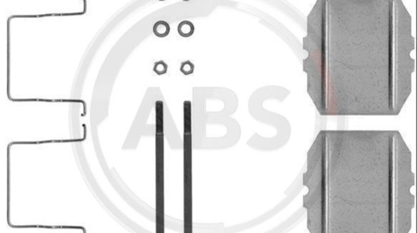 Set accesorii, placute frana puntea spate (1053Q ABS) Citroen