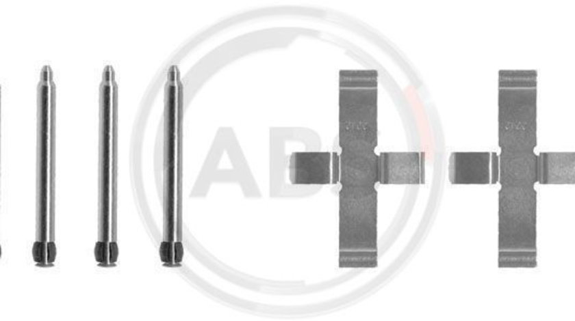 Set accesorii, placute frana puntea spate (1076Q ABS) CHEVROLET,OPEL,VAUXHALL