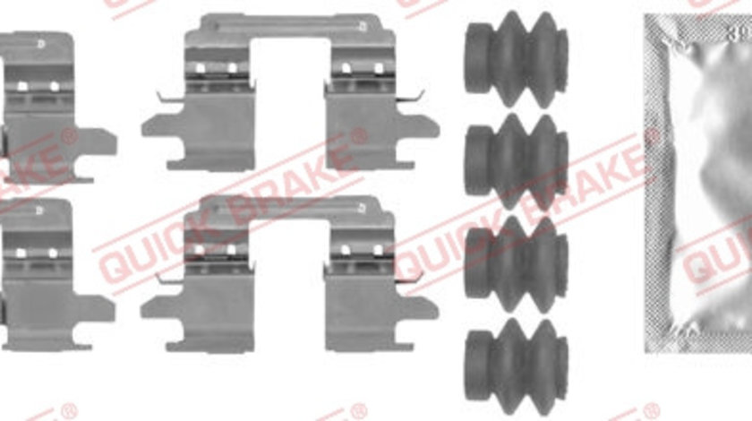 Set accesorii, placute frana puntea spate (1090005 QBK) FORD USA,NISSAN